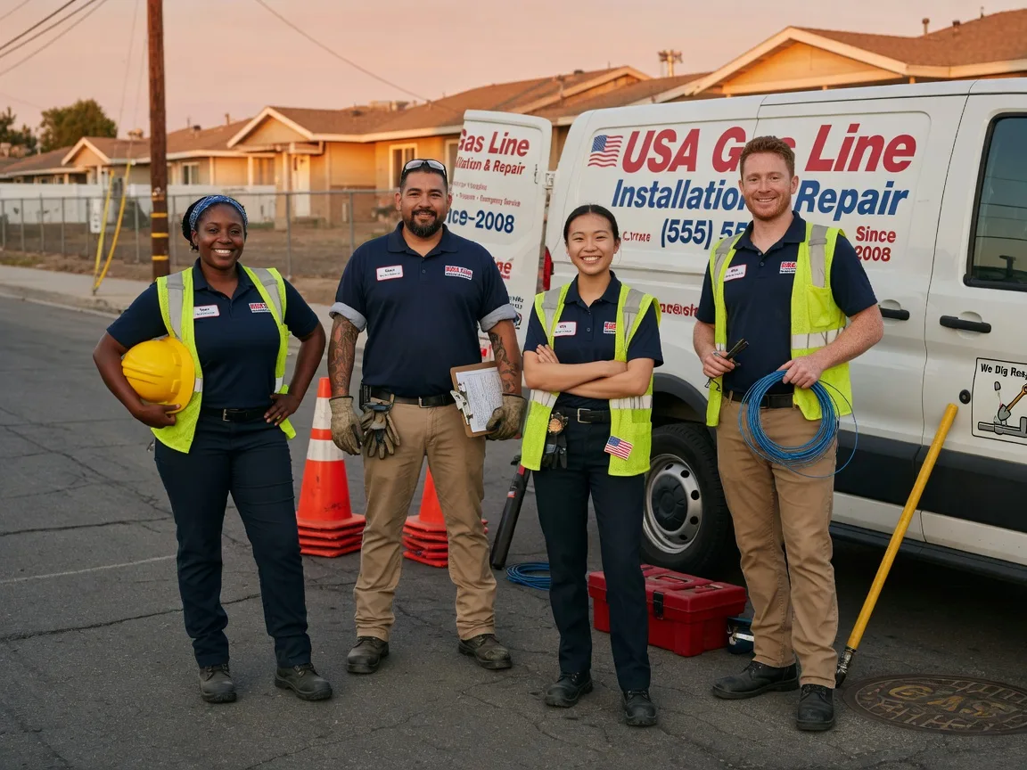 Gas Line Installation company in Angora, NE